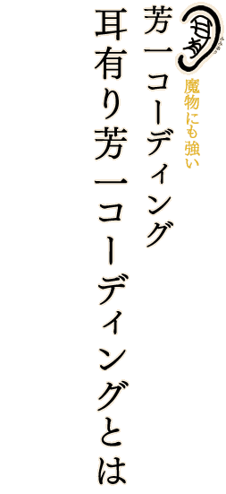 耳有り芳一コーディングとは